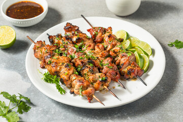 Homemade Thai Pork Skewers