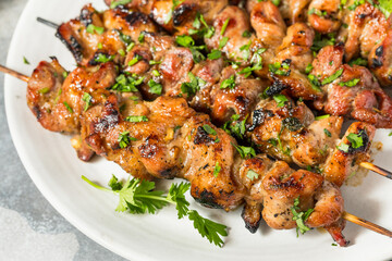 Homemade Thai Pork Skewers