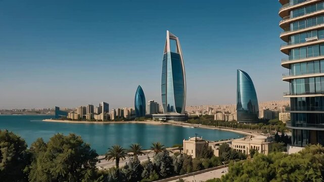 Stunning Baku panorama