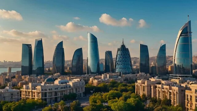 Stunning Baku panorama