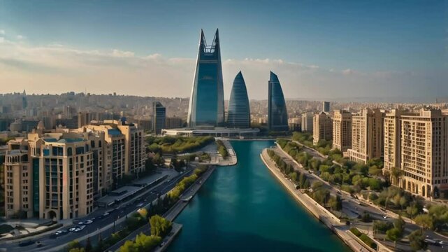 Stunning Baku panorama