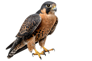 Peregrine Falcon Isolated on Transparent