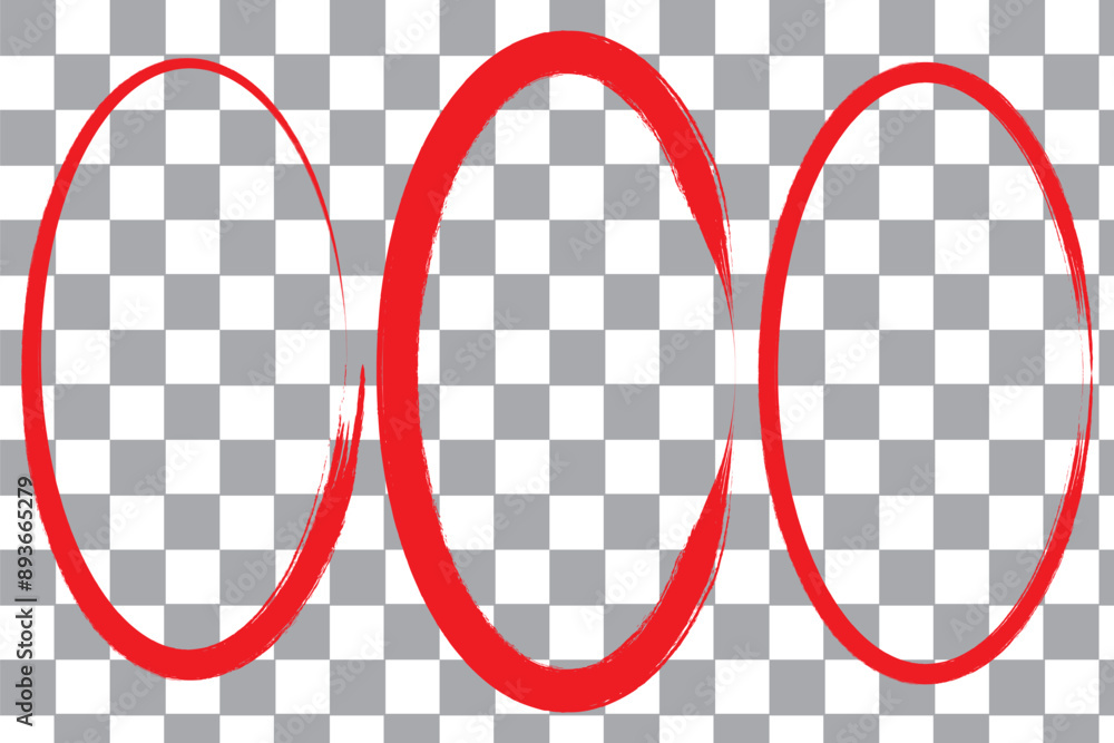 Poster hand drawn circle line sketch set isolated on white background. vector circular scribble doodle roun