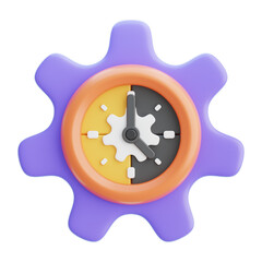 Time Management 3d Icon