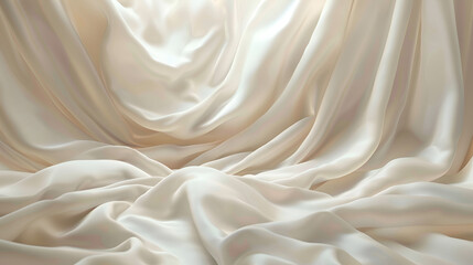 Fototapeta premium una habitacion con tela de seda en movimiento con efecto ligero y de lujo elegante y sutil fondo para diseño 