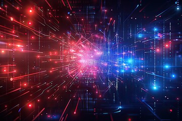 Obraz premium gradient technology background