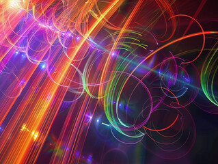 Obraz premium Light, header, background