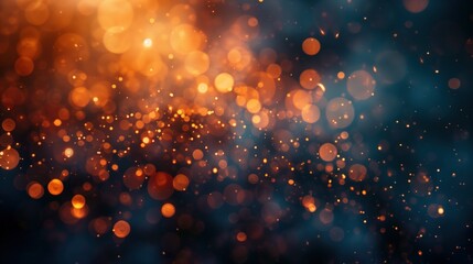 Subtle Bokeh from Dark Background with Heavenly Presence
