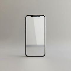 Template of a smartphone isolated on white background