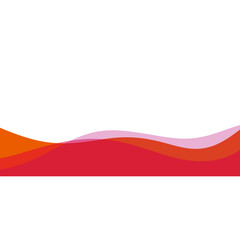 Abstract Wave Footer