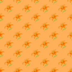 seamless pattern with flowers