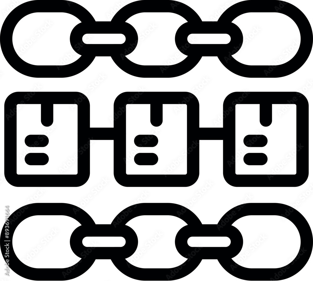 Poster blockchain technology is revolutionizing secure delivery systems by connecting parcel boxes with cha