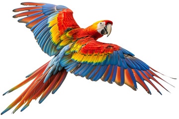 Obraz premium Macaw Parrot on Transparent, png