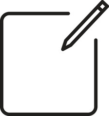 Edit text icon, pencil icon for app and web design, vector illustration, EPS10. Vector
