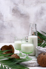 Non dairy natural coconut milk