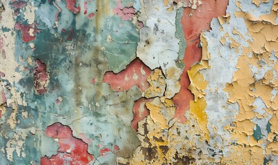 Abstract Texture of Peeling Paint