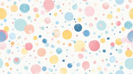 A colorful background with many small circles of different colors