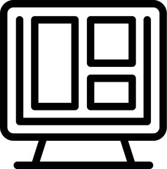 Website design interface showing multiple windows on computer screen