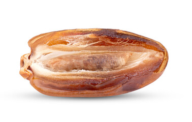 Dried dates fruits isolated on transparent png