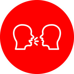 Emotional Graph Vector Line White Circle Red