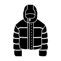 puffer jacket Solid icon