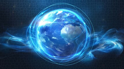 Obraz premium blue planet earth