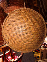 Indigenous sieve made by hand with natural fibers, by people from the Amazon, in northern Brazil.