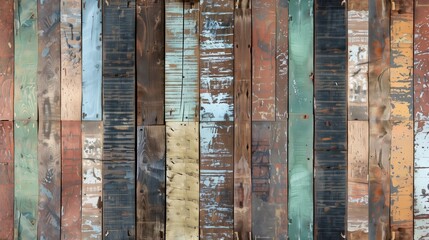 A rustic wooden backdrop with distressed paint adds warmth and charm to any vintage decor.