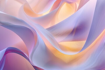 Soft, abstract shapes in gentle hues evoke a sense of serenity and peacefulness. Perfect for relaxation and meditation.