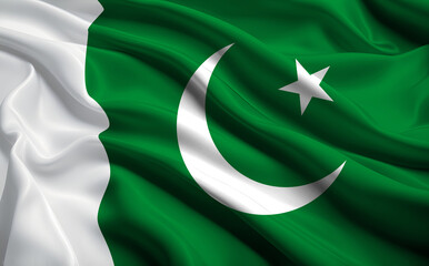 pakistani flag for national Day or Independence Day of pakistan