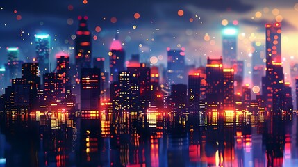 City Lights at Night
