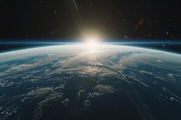 Sunrise from Space: A Breathtaking View of Earth