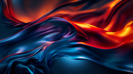 Obraz premium Technology lines, light and color