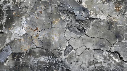 Cracked Concrete Wall Texture