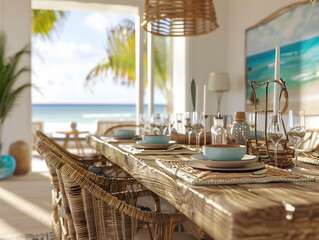 resort-style dining room