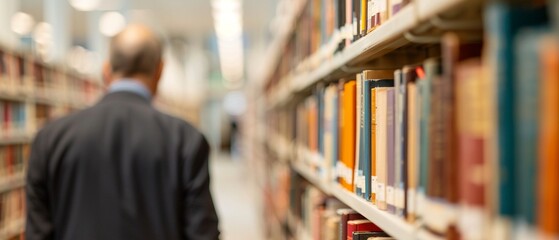 Library reception with guests exploring bookshelves and engaging in stimulating intellectual conversations