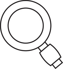 Magnifying Glass Line Icon