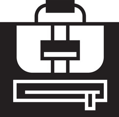 Briefcase Icon Illustration