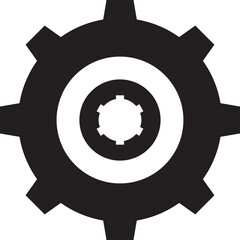 Gear Glyph Icon