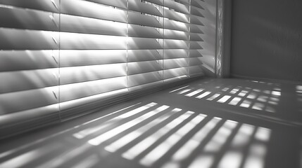 Obraz premium Sunlight Streaming Through Blinds