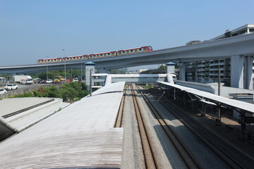クアラルンプールのMRT電車
