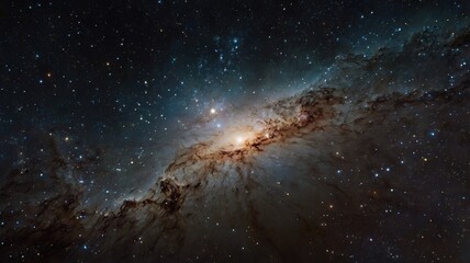 Fototapeta premium Spectacular Galactic Display in Outer Space, Galaxy Background