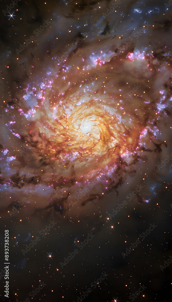 Wall mural galaxy space hd