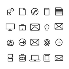 minimalist line art icon download collection set logo symbol