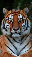 Naklejka premium Portrait of a Bengal Tiger