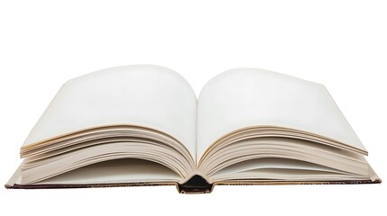 Obraz premium Open Book with Blank Pages