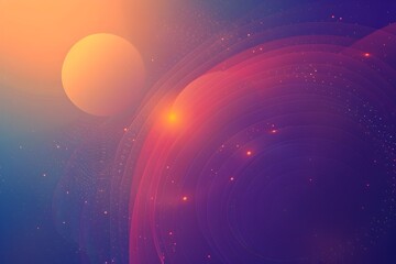 Mesmerizing Cosmic Glow   Ethereal Nebula Landscape in Vibrant Hues of Energy and Light