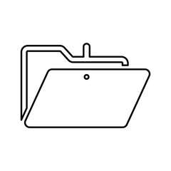 Portfolio icon. Outline Vector.