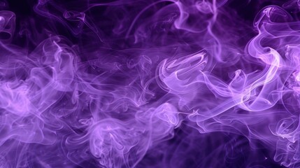 Fototapeta premium Purple smoke background rising and swirling