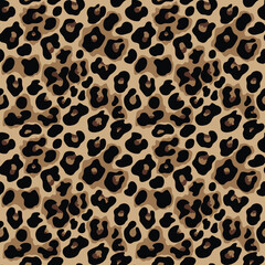 leopard pattern seamless vector texture fashionable background, modern print for textiles